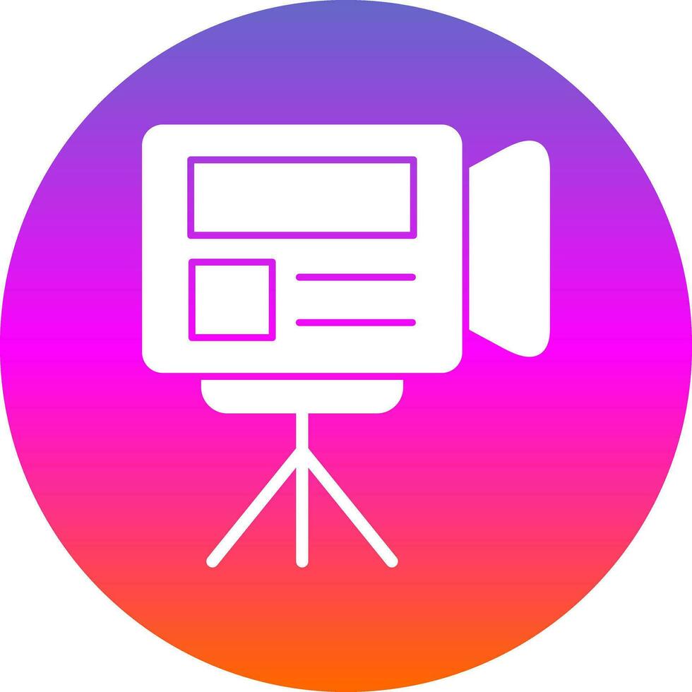 Video Recorder  Vector Icon Design