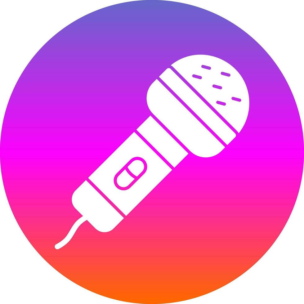 Mic  Vector Icon Design