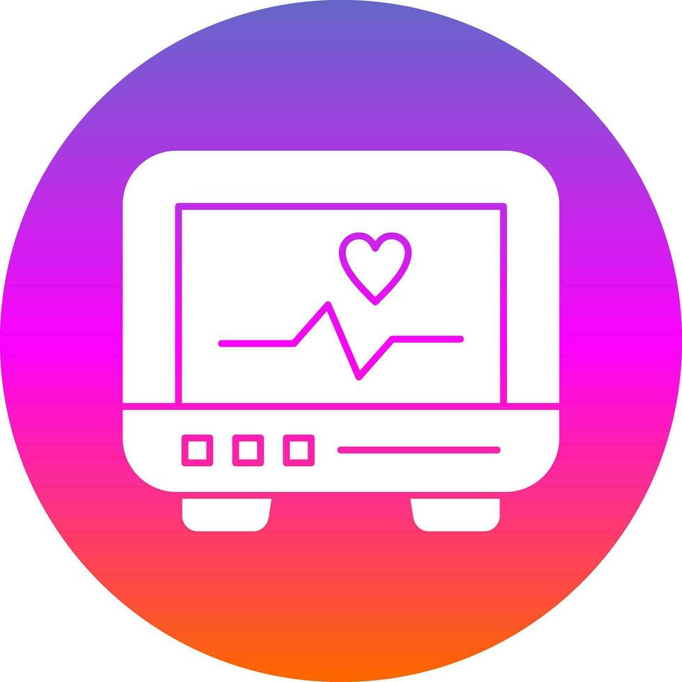 cardiograma vector icono diseño