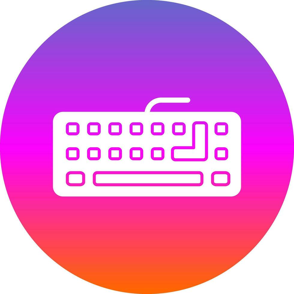 Keyboard  Vector Icon Design