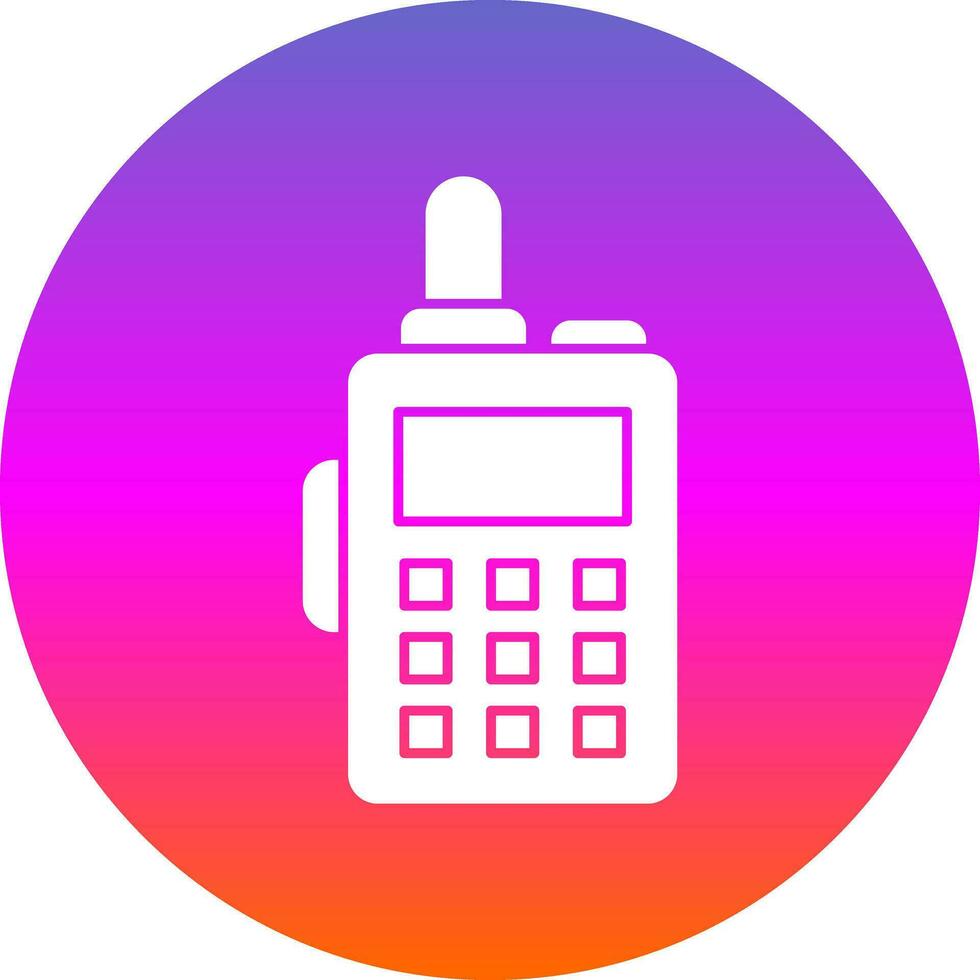 Walkie Talkie  Vector Icon Design