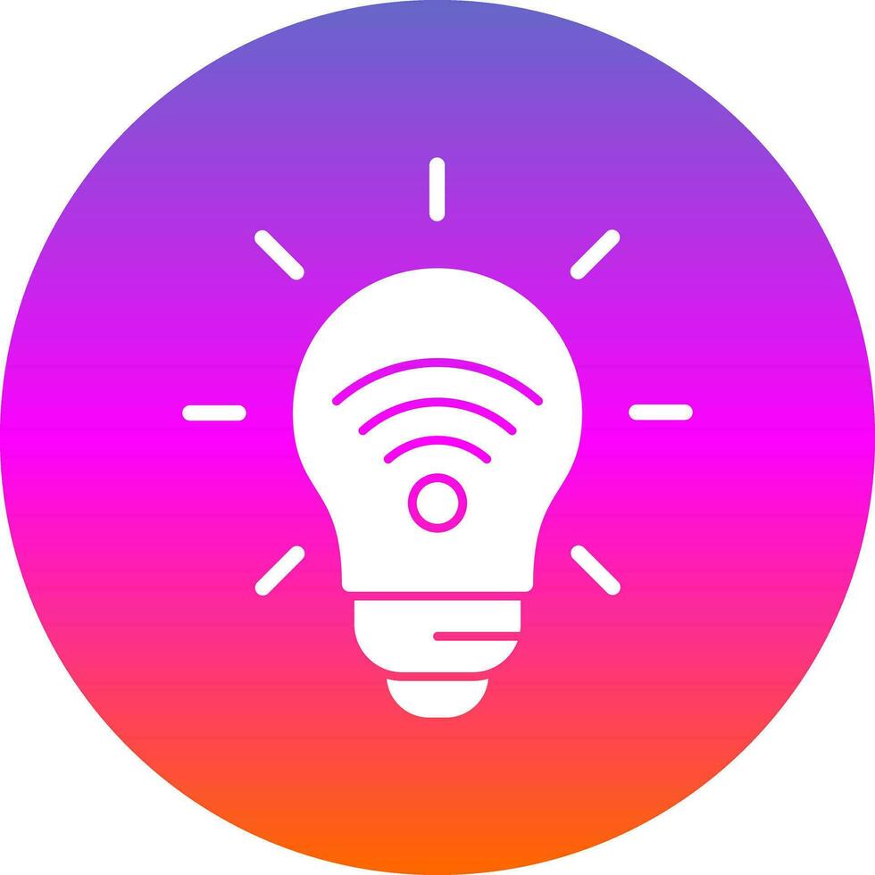 Smart Light  Vector Icon Design