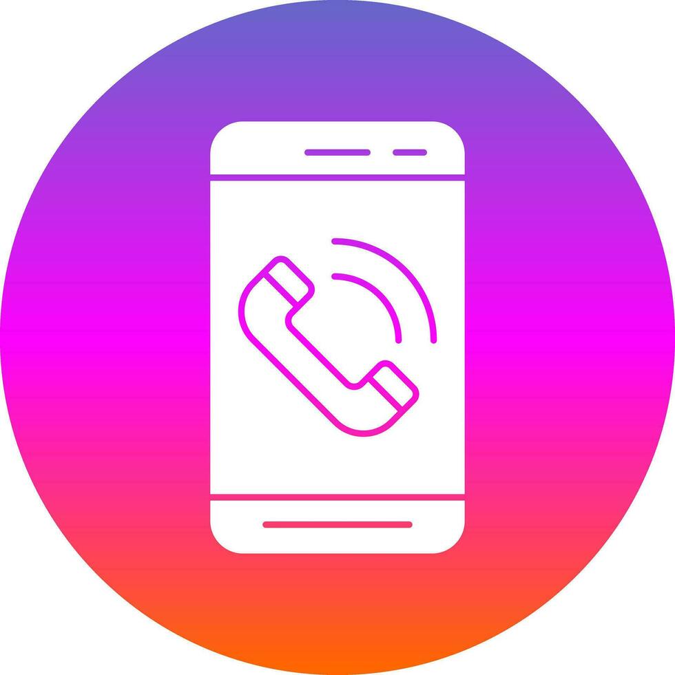 Mobile Call  Vector Icon Design