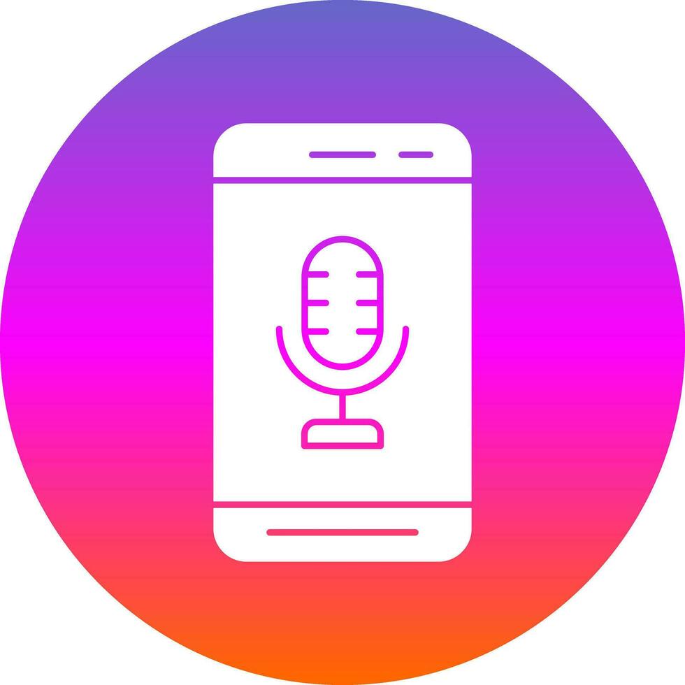 Microphone  Vector Icon Design