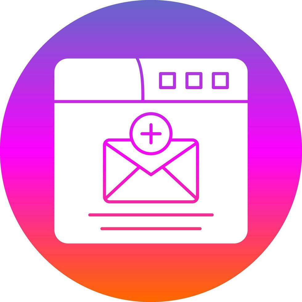 añadir correo electrónico vector icono diseño