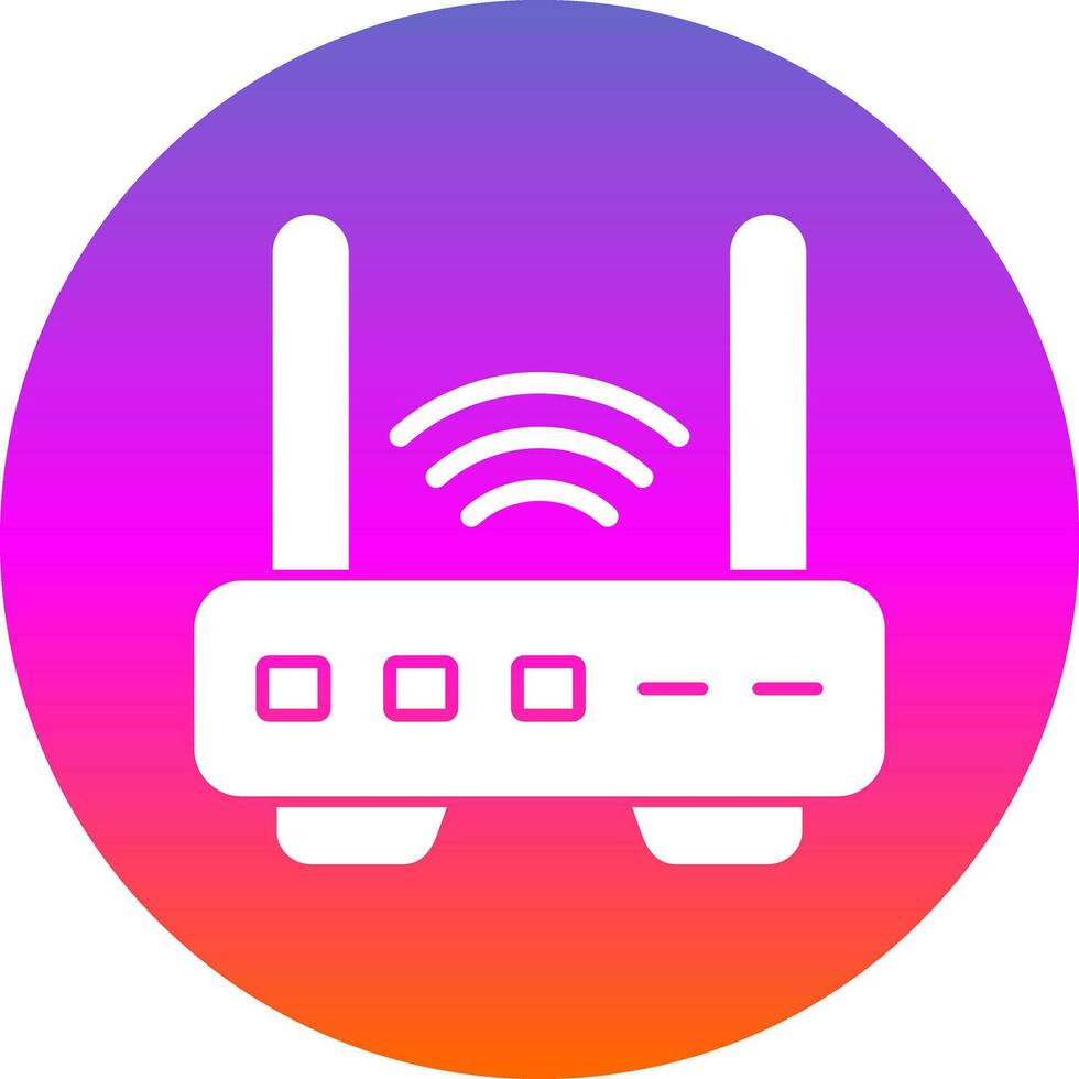 Router  Vector Icon Design