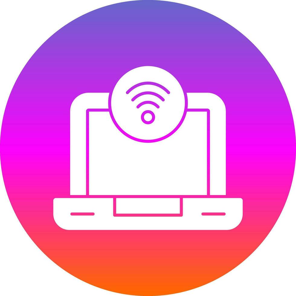 Wifi señal vector icono diseño