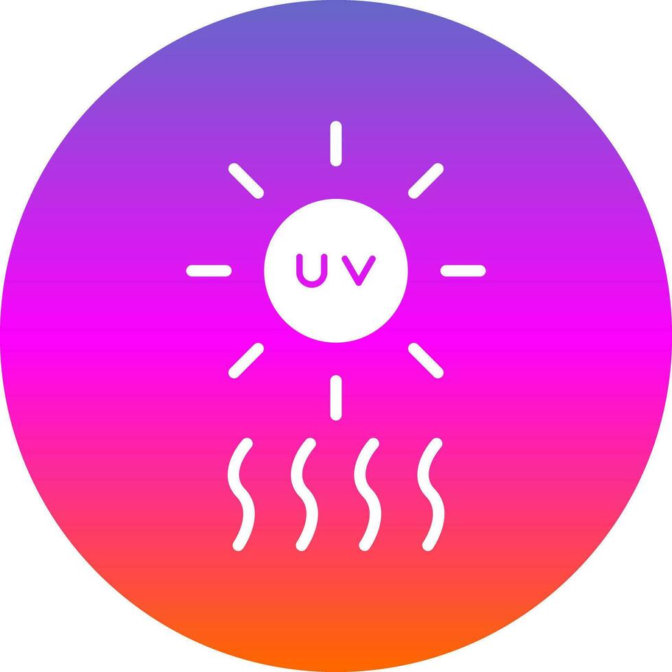 uv vector icono diseño