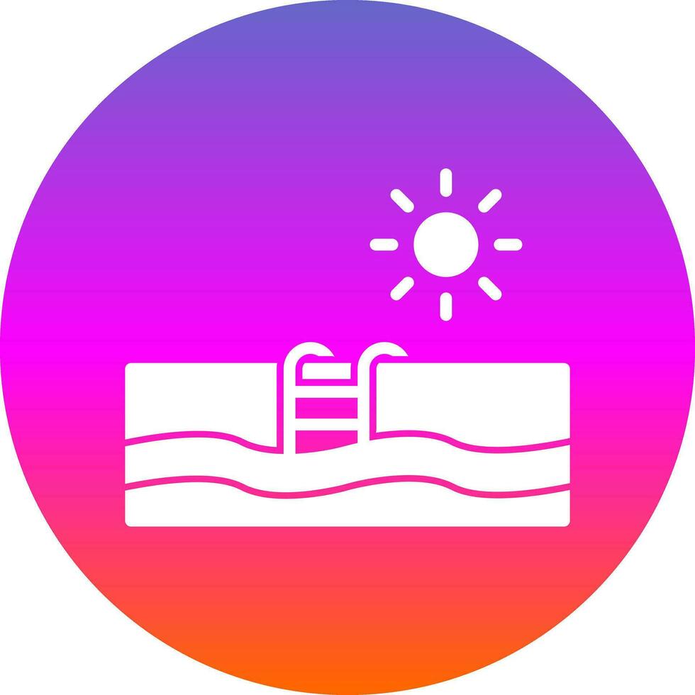 Swimming Pool  Vector Icon Design