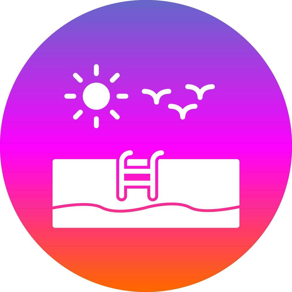 Swimming Pool  Vector Icon Design