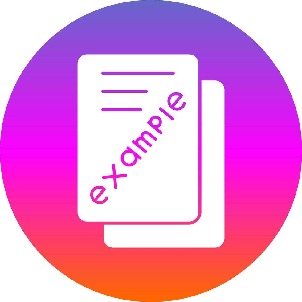 Example  Vector Icon Design