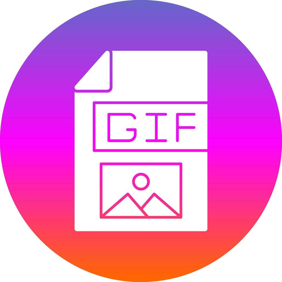 Gif  Vector Icon Design