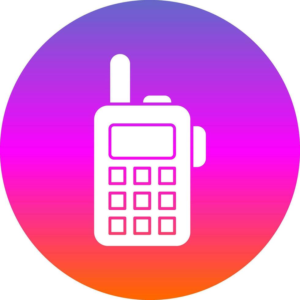 Walkie Talkie  Vector Icon Design