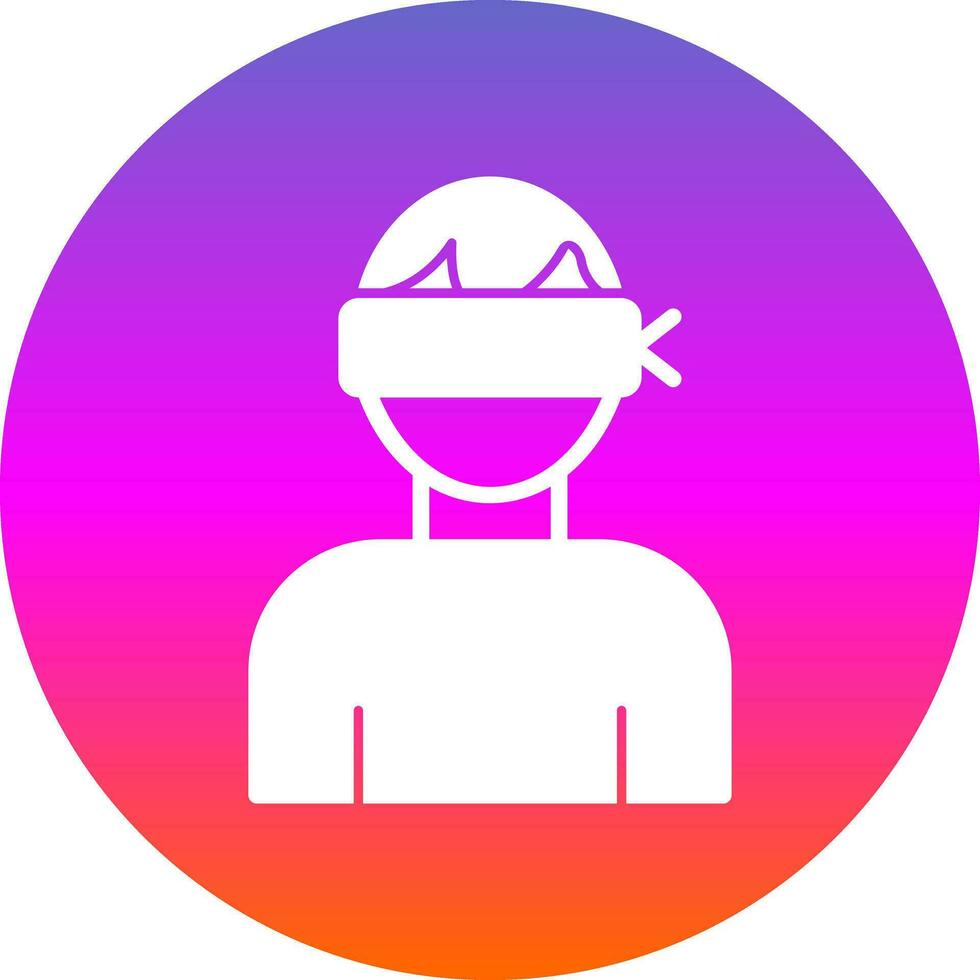 Blind Man  Vector Icon Design