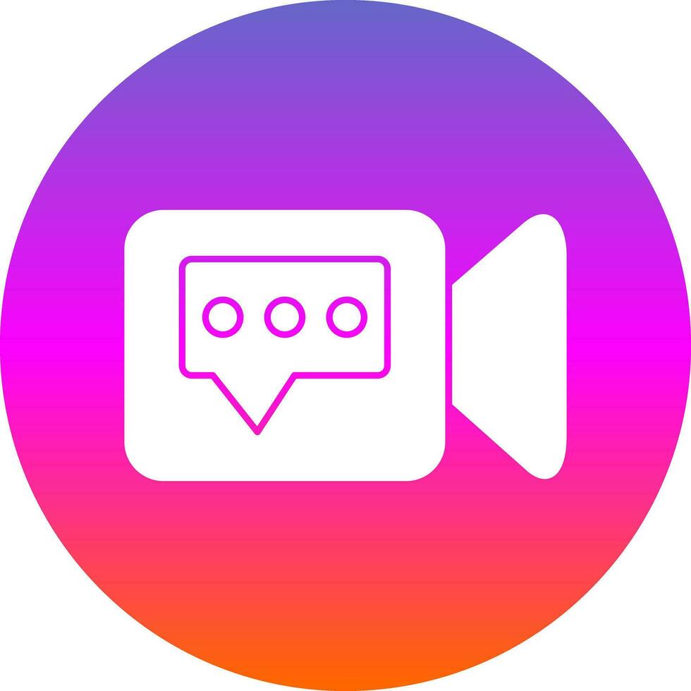 Video Call  Vector Icon Design