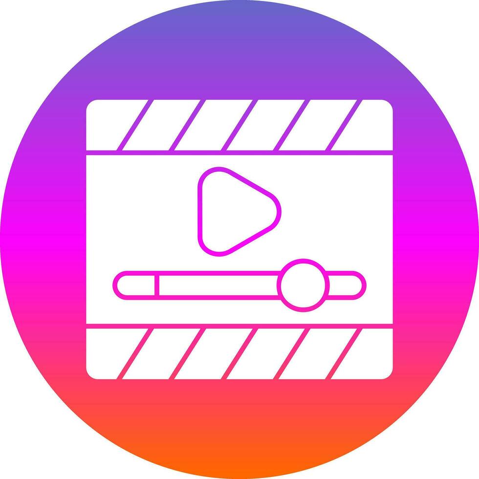 Video Player  Vector Icon Design