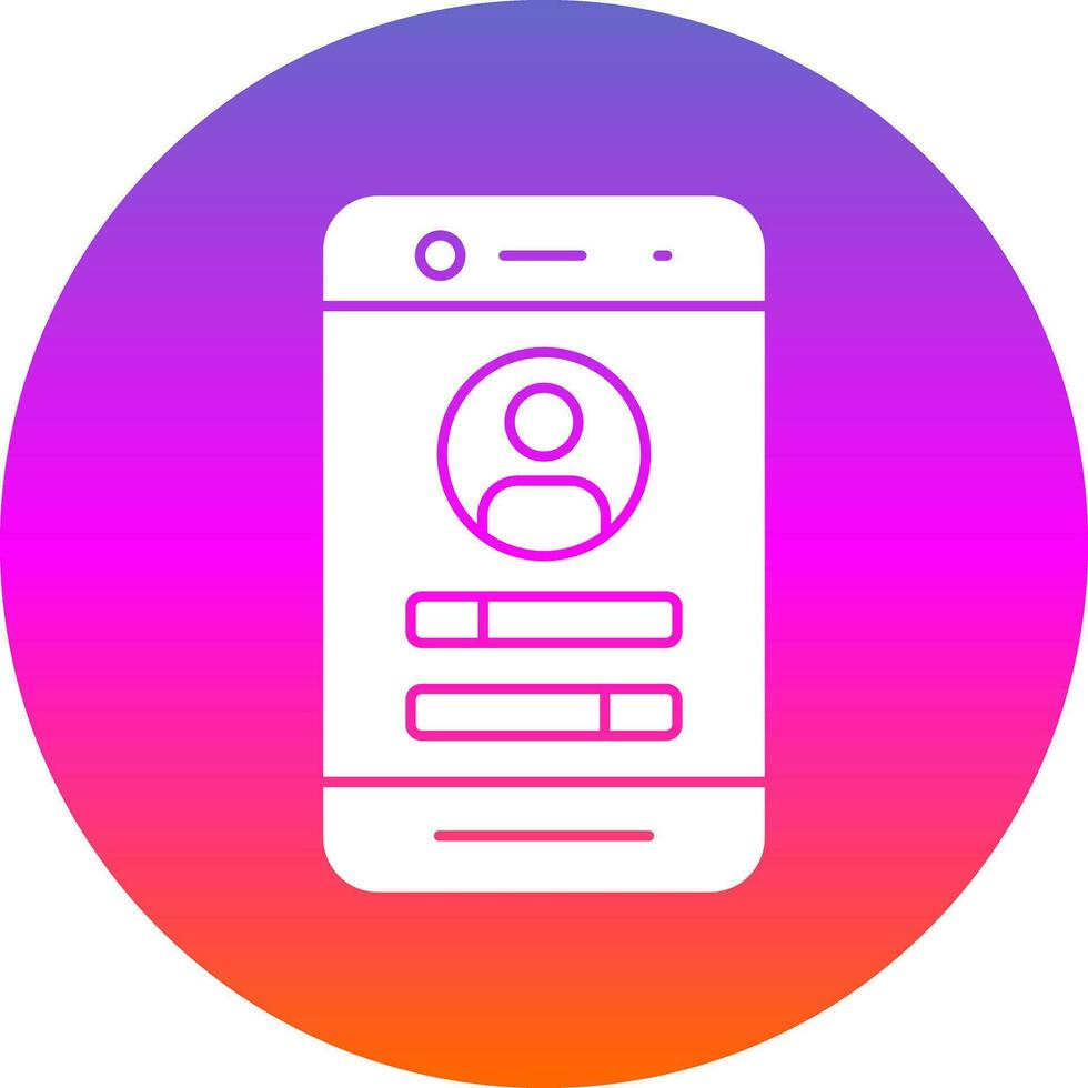 Login  Vector Icon Design