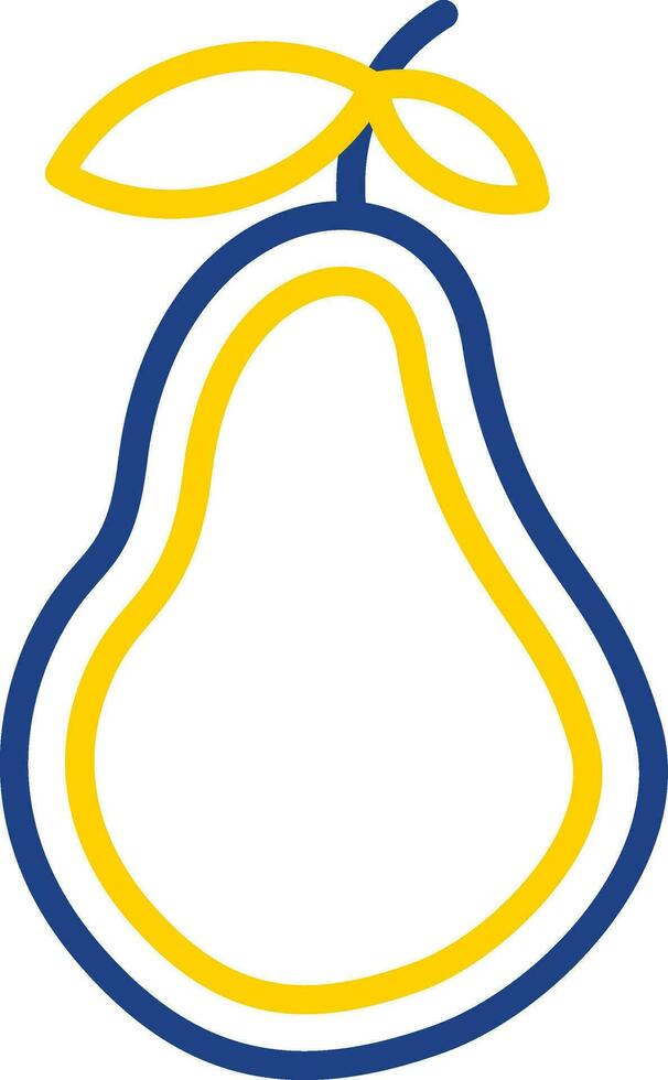 Pear Vector Icon Design