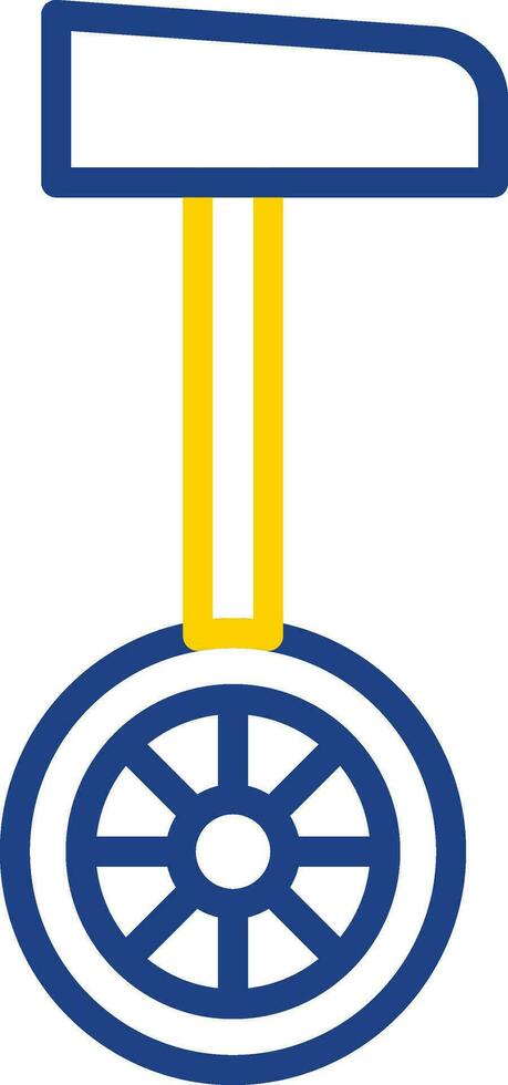 Unicycle  Vector Icon Design