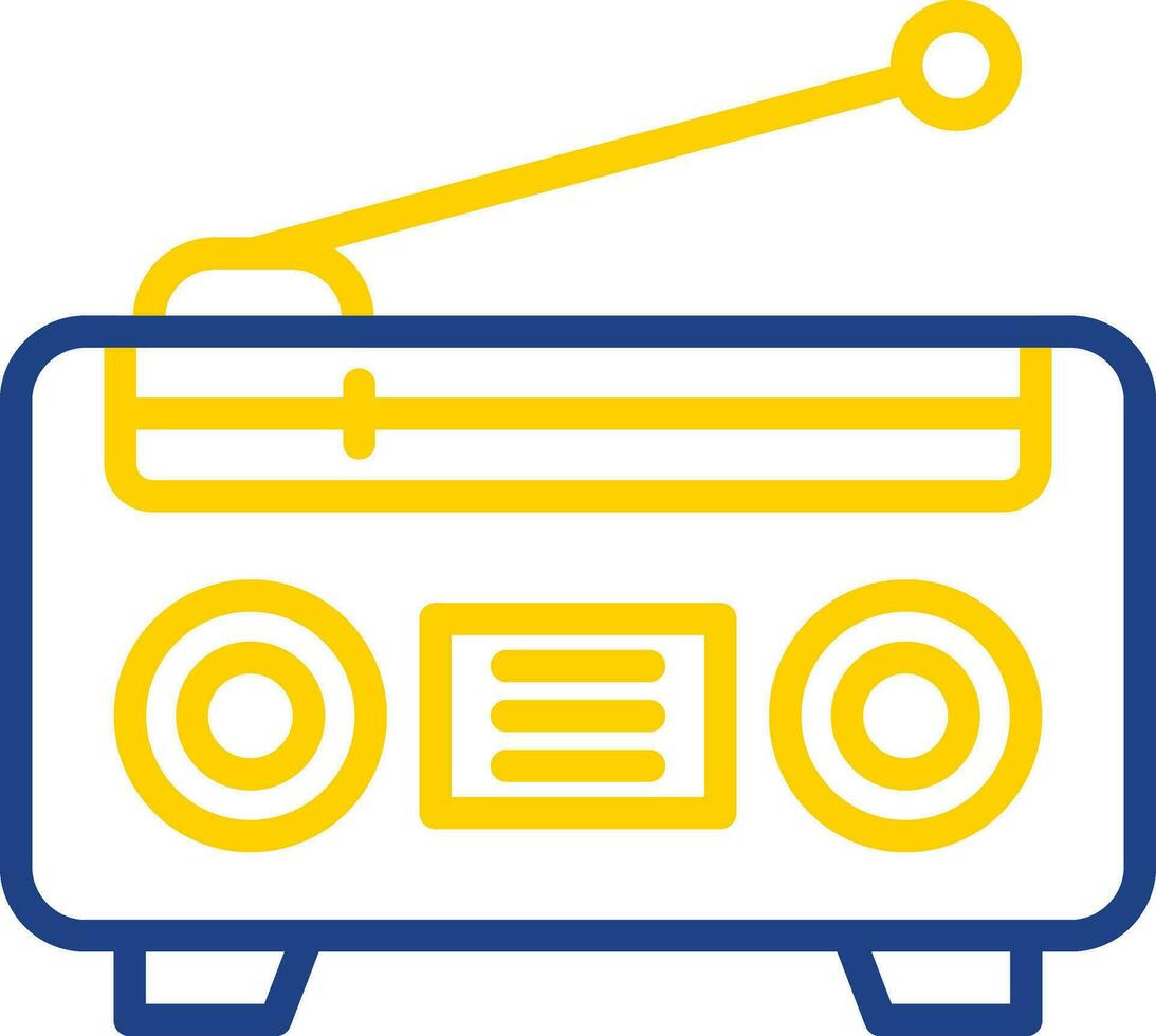 radio vector icono diseño