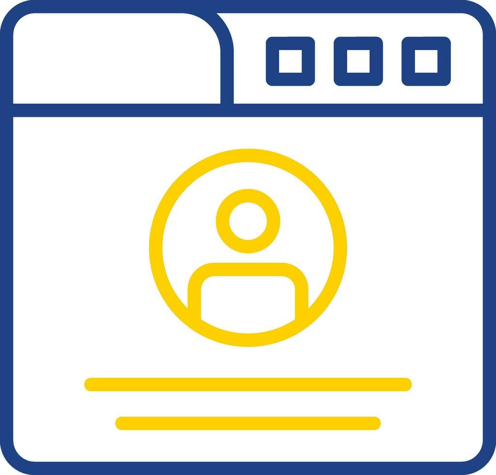 Profile  Vector Icon Design