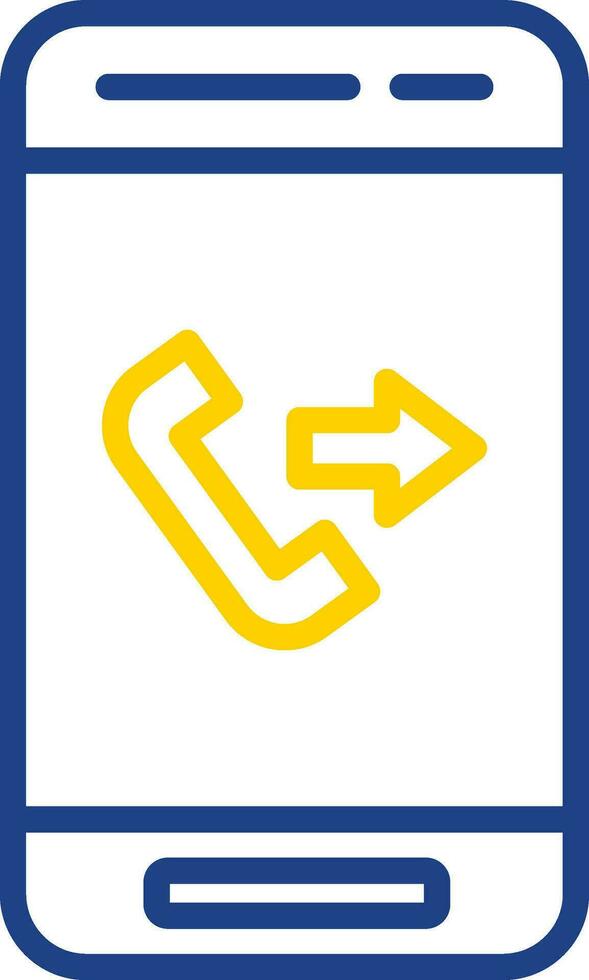 Outgoing Call  Vector Icon Design