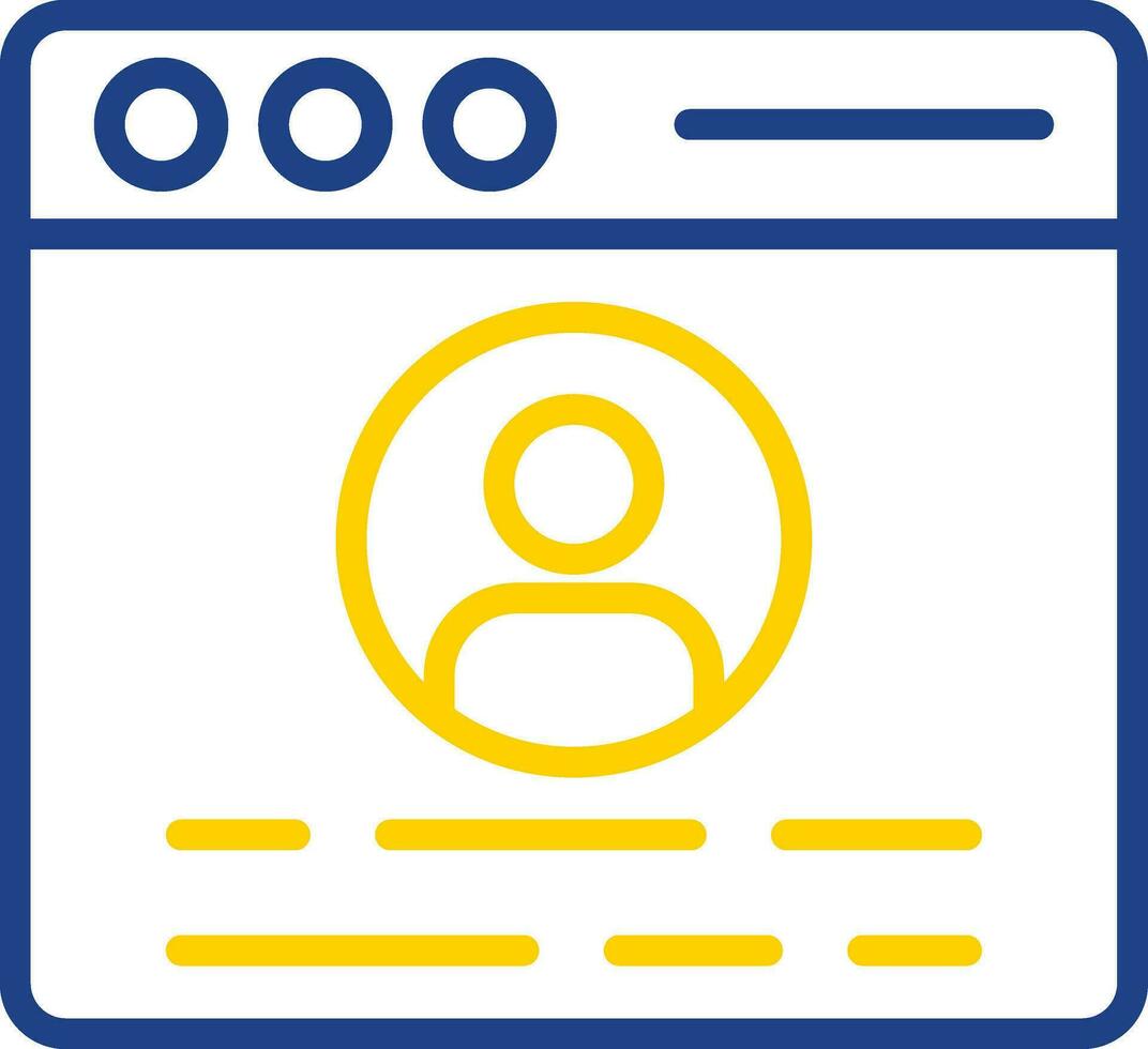 Profile  Vector Icon Design