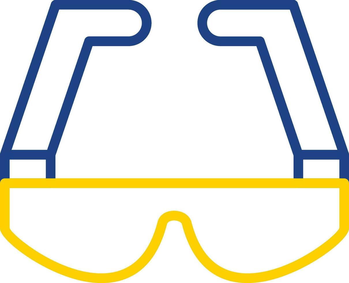 Safety Glasses  Vector Icon Design