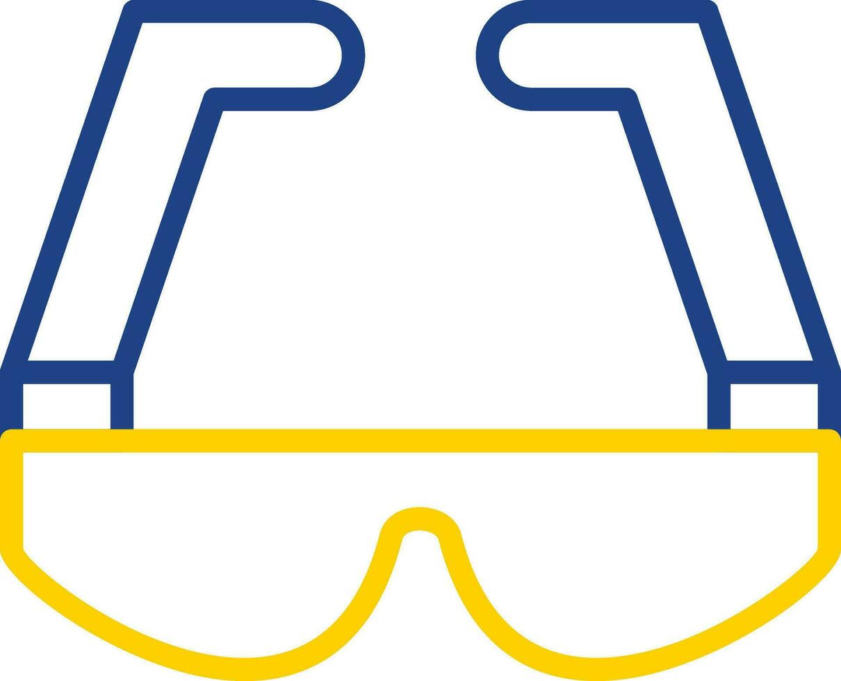 Safety Glasses  Vector Icon Design