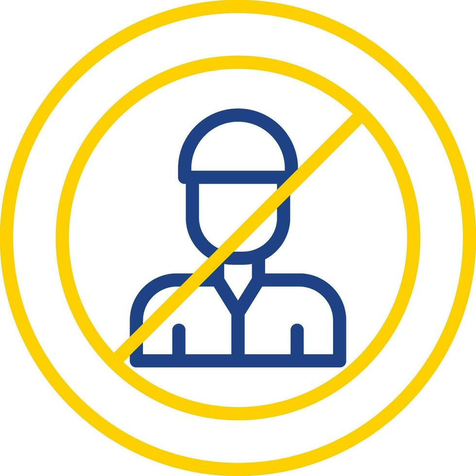 No Child Labor  Vector Icon Design