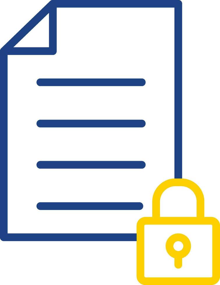 Locked Vector Icon Design