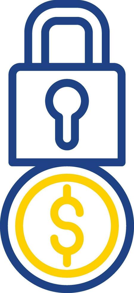 Locked Vector Icon Design