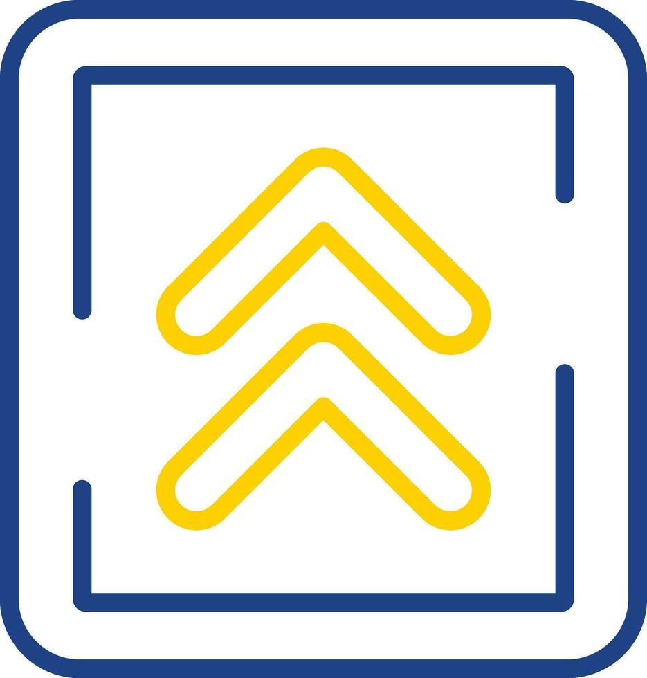 Up Arrows Vector Icon Design