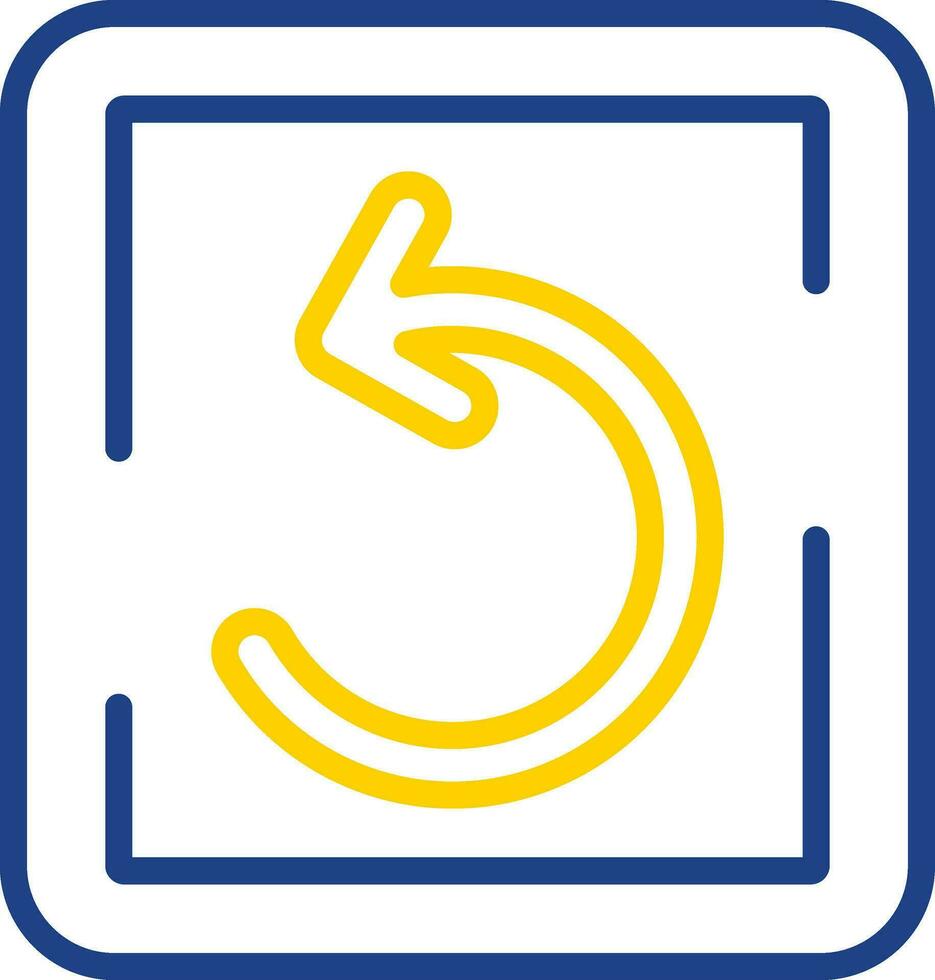 Undo Vector Icon Design