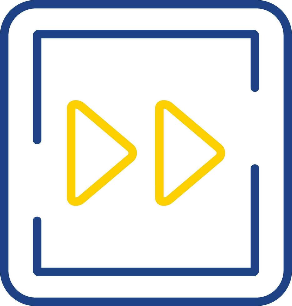 Fast Forward Vector Icon Design
