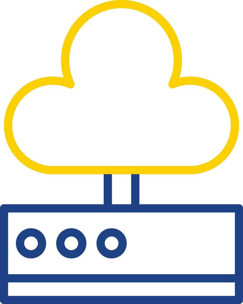Cloud storage Vector Icon Design