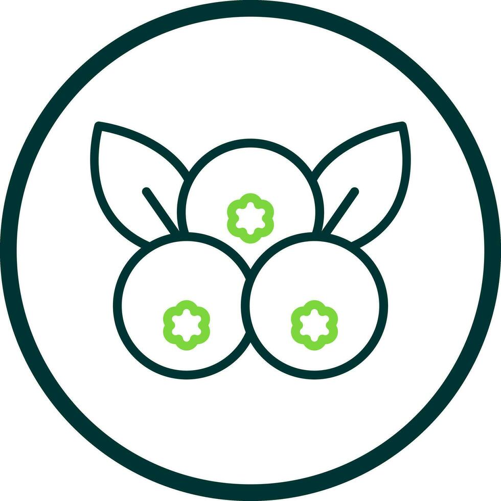 Blueberry Vector Icon Design