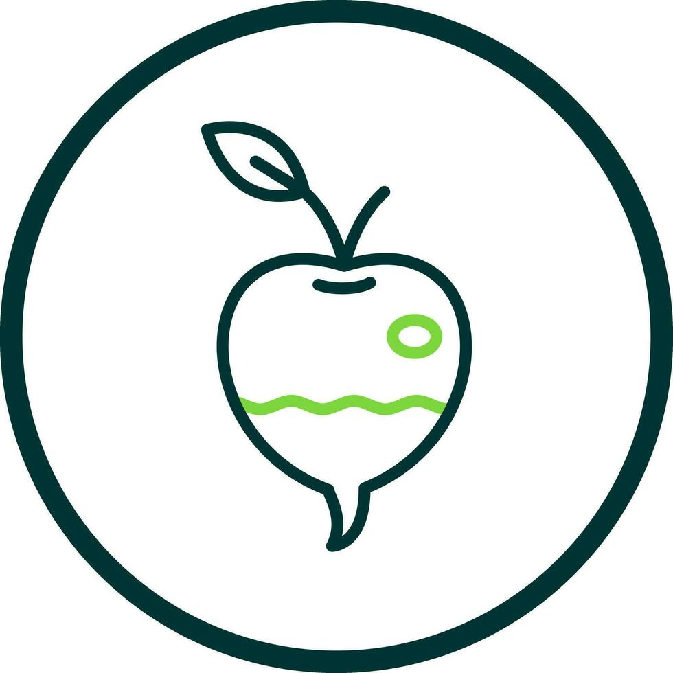 Turnip Vector Icon Design