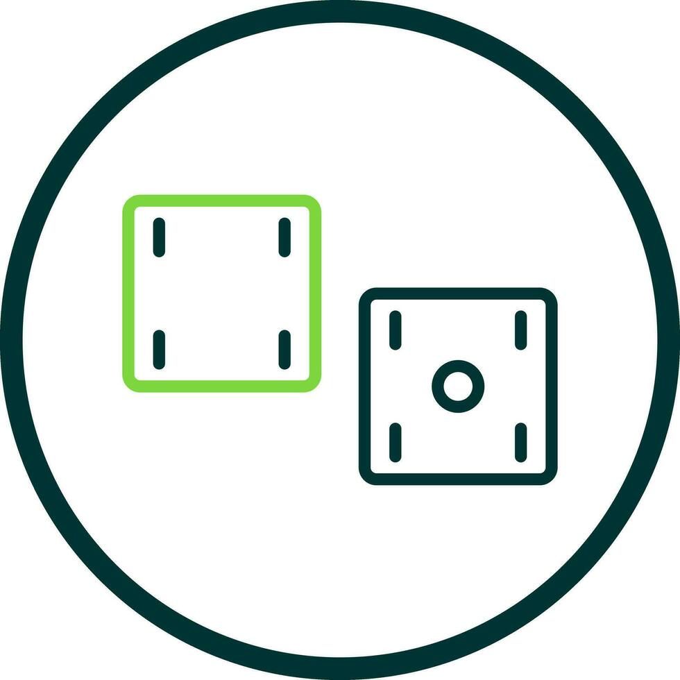 Dices  Vector Icon Design