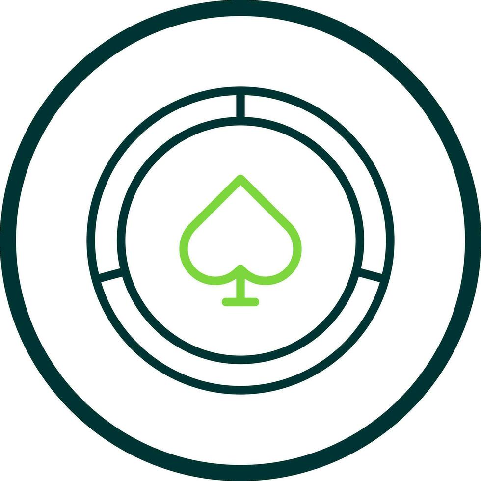Poker Chips  Vector Icon Design