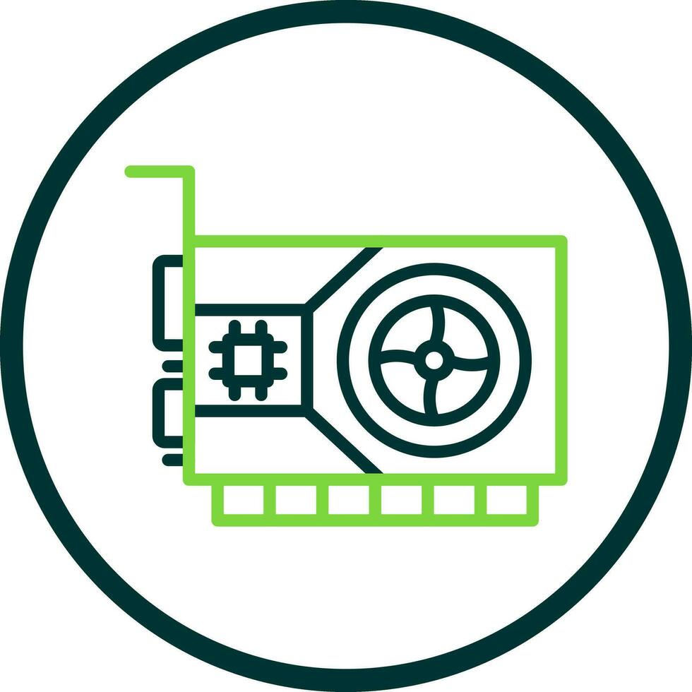 Graphic Card  Vector Icon Design