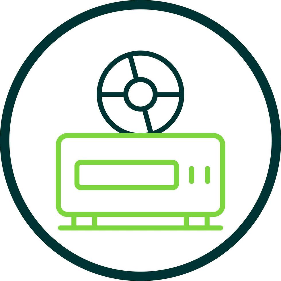 Dvd Player  Vector Icon Design