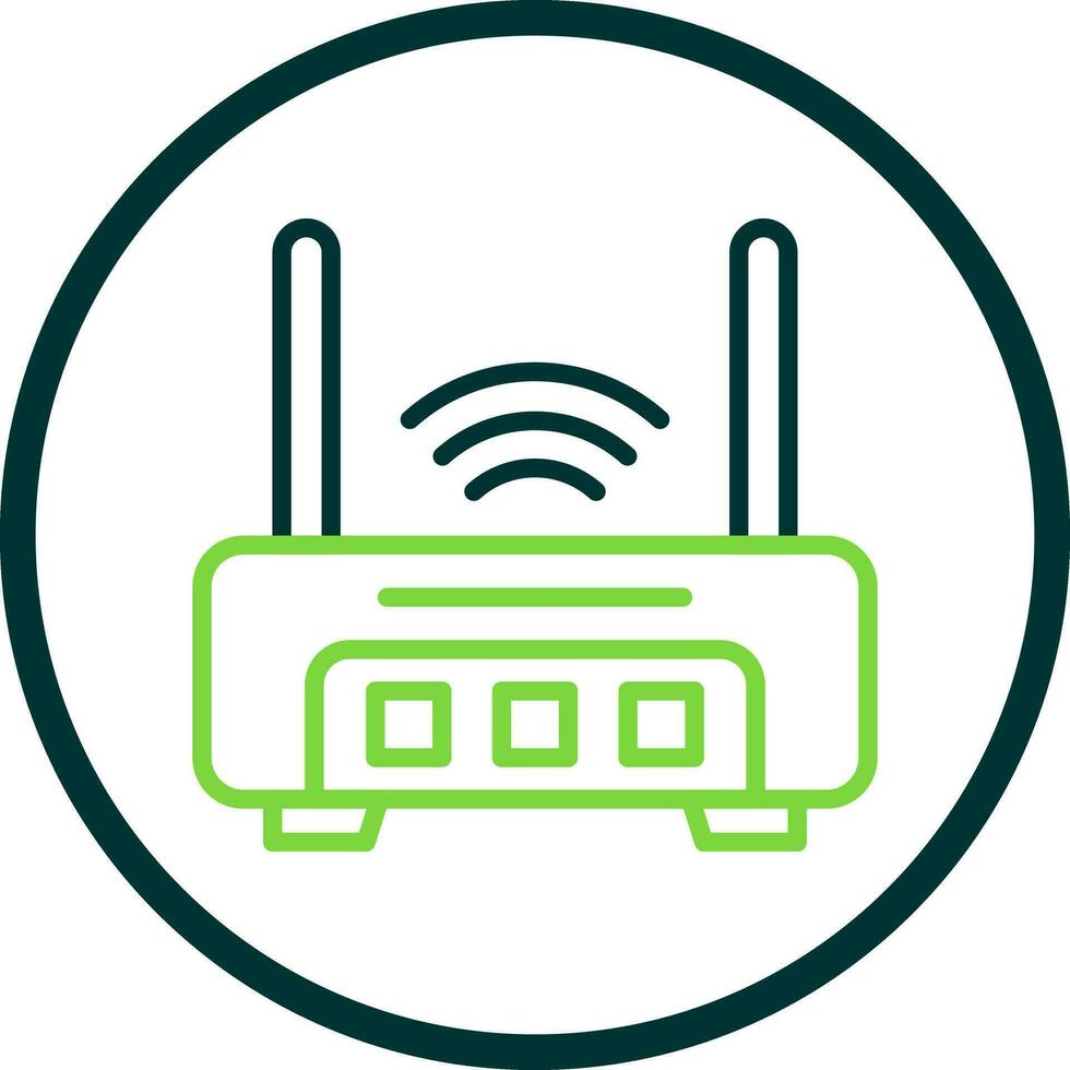Router  Vector Icon Design