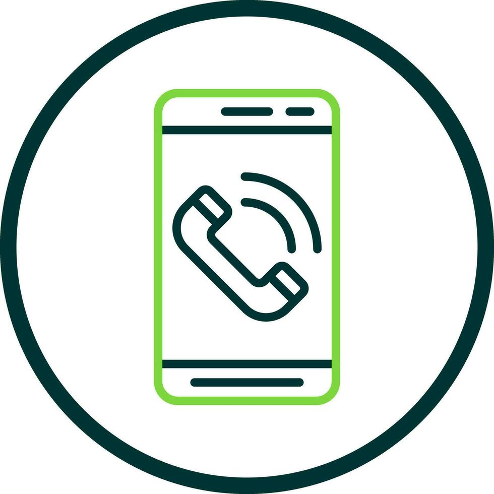 Mobile Call  Vector Icon Design