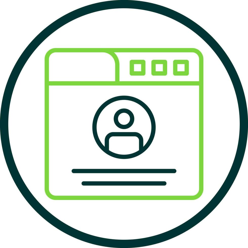 Profile  Vector Icon Design