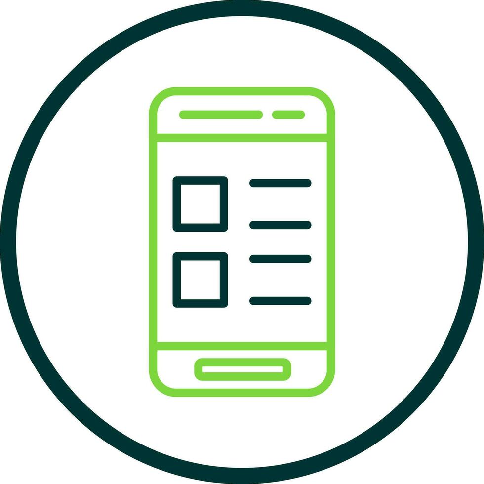 Contact List  Vector Icon Design