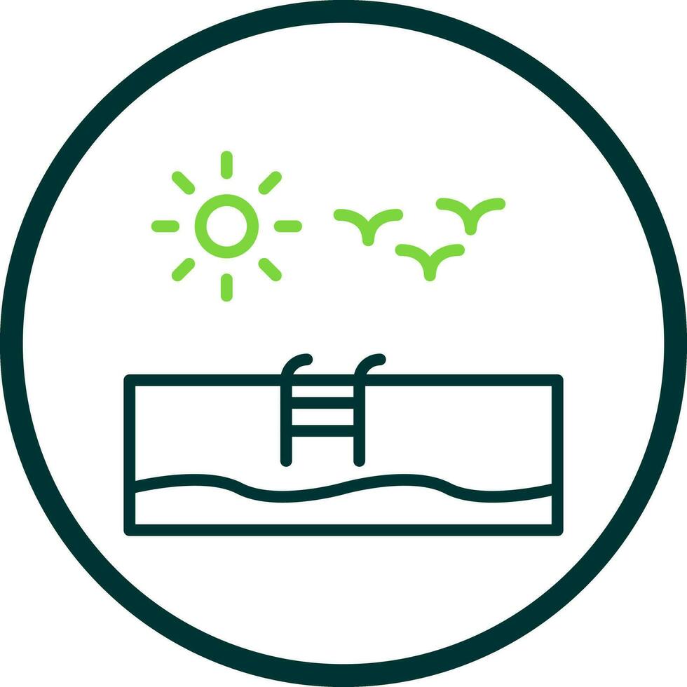 Swimming Pool  Vector Icon Design