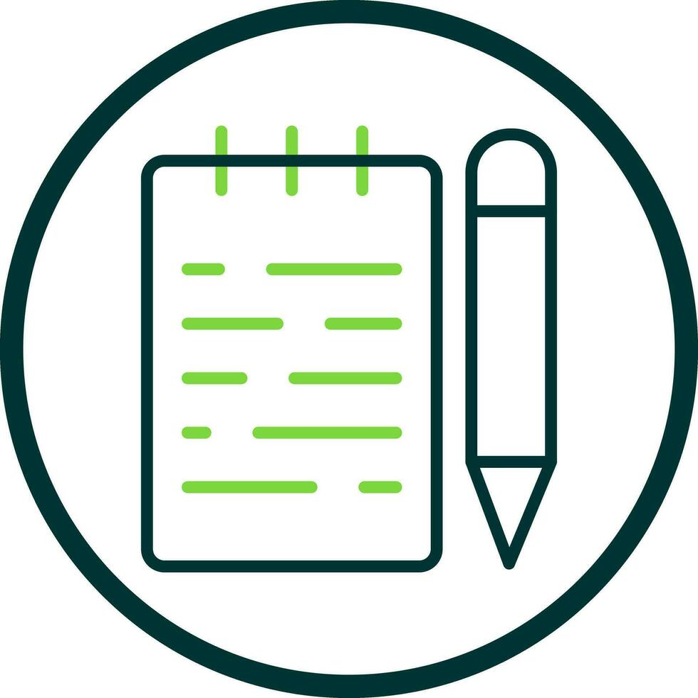 Notepad  Vector Icon Design