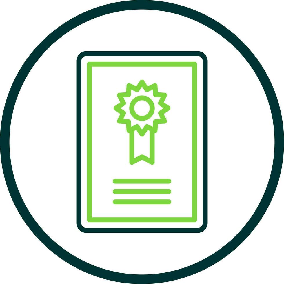 Certificate  Vector Icon Design