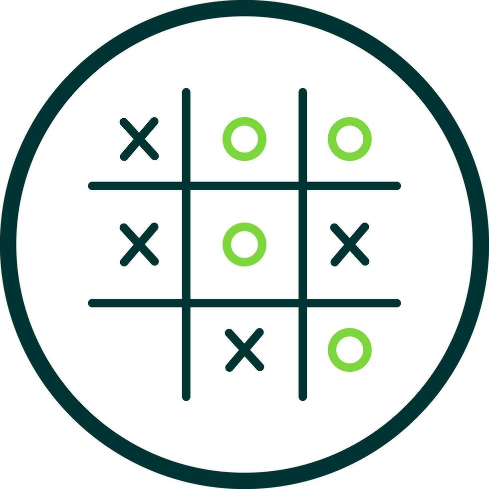 Tic Tac Toe  Vector Icon Design